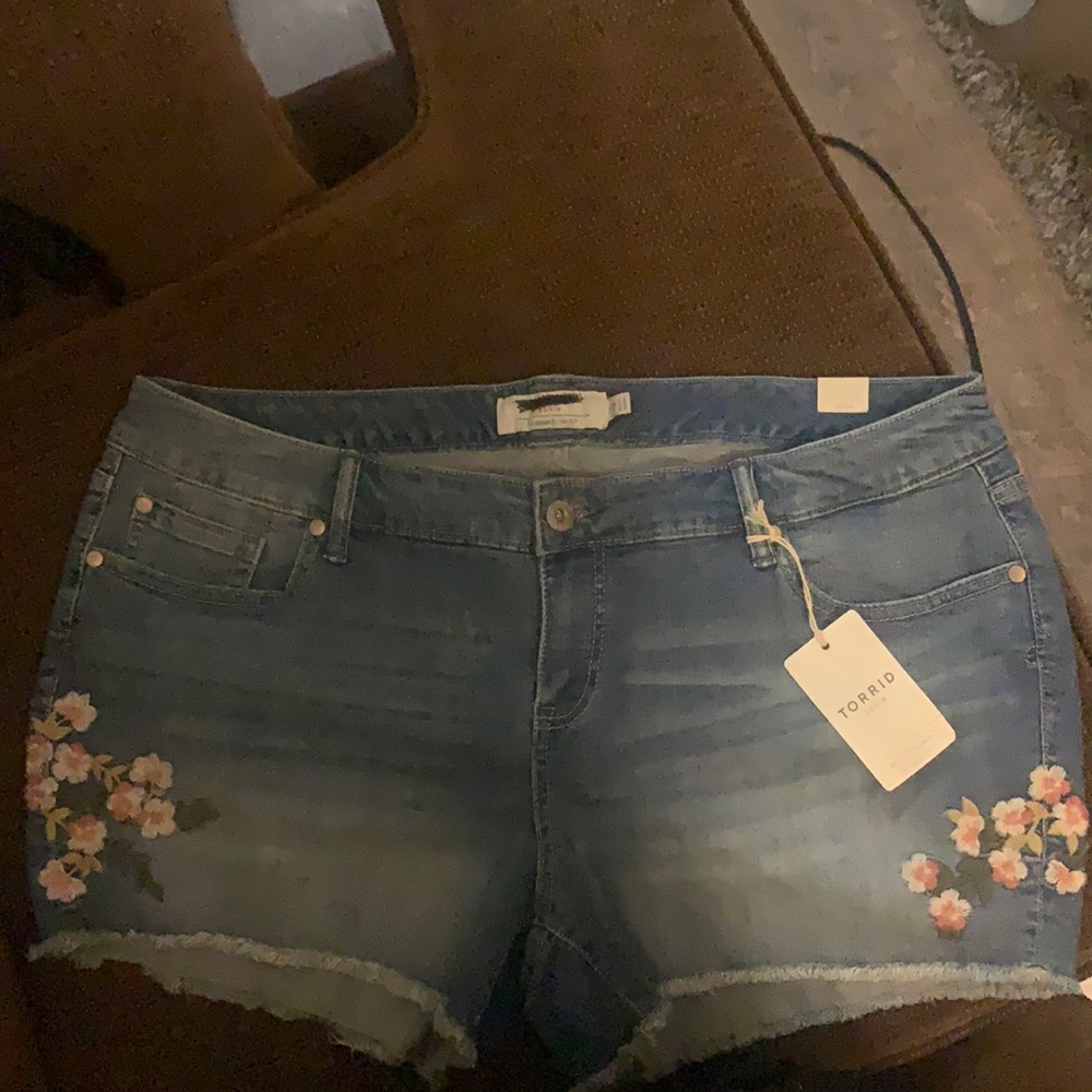 Torrid jean shorts